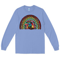 Colony Blue Christmas cowboy boots rainbow Long Sleeve Tee - RanaPortraitStore