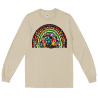 Mushroom Christmas cowboy boots rainbow Long Sleeve Tee - RanaPortraitStore