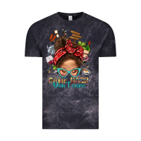 Cloud Black Camp Hair Dont Care Messy Bun Bbs Vintage Tee - BundleAndBundleShop