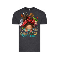 Vintage Black Camp Hair Dont Care Messy Bun Bbs Vintage Tee - BundleAndBundleShop