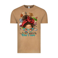 Vintage Camel Camp Hair Dont Care Messy Bun Bbs Vintage Tee - BundleAndBundleShop