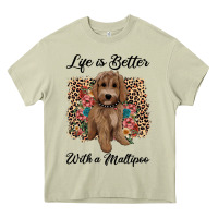 Mossy life is better with a maltipoo Heavy Core Tee - BarkalooDesign