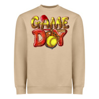 Mushroom Game Day Softball Heavyweight Sweatshirt - NancyCooperArtShop