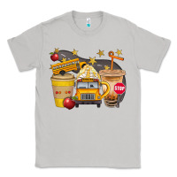Moon Dust School Bus Coffee And Star Bbs Classic Tee - BundleAndBundleShop
