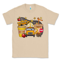Mushroom School Bus Coffee And Star Bbs Classic Tee - BundleAndBundleShop
