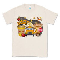 School Bus Coffee And Star Bbs Classic Tee | Teevron