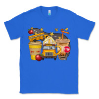 True Royal School Bus Coffee And Star Bbs Classic Tee - BundleAndBundleShop
