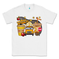 White School Bus Coffee And Star Bbs Classic Tee - BundleAndBundleShop
