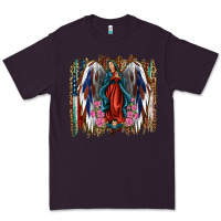 Plum Lady of Guadalupe 4th of july Premium Tee - Jasminsmagicworld