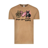 Vintage Camel peace love french bulldog Vintage Tee - JahusDesignShop