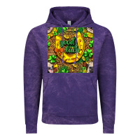 Cloud Purple St. Patricks good luck with cow digital paper Vintage Hoodie - BundleAndBundleShop