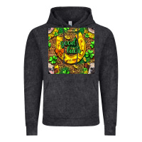 Vintage Black St. Patricks good luck with cow digital paper Vintage Hoodie - BundleAndBundleShop