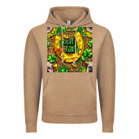 Vintage Coffee St. Patricks good luck with cow digital paper Vintage Hoodie - BundleAndBundleShop