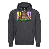 Smoke Hop Rabbit Easter Day Zipper Hoodie - HowdyJamesFarm