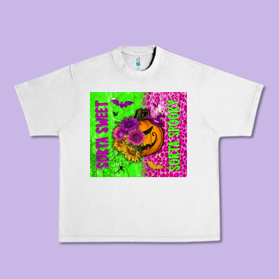 Sorta Sweet Sorta Spooky Tumbler Urban Heavy Tee Designed By Bundleandbundleshop