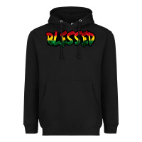 Black Juneteenth blessed Heavyweight Hoodie - FaDigitalArtStudio
