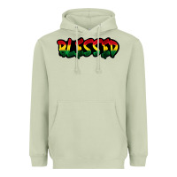 Matcha Juneteenth blessed Heavyweight Hoodie - FaDigitalArtStudio