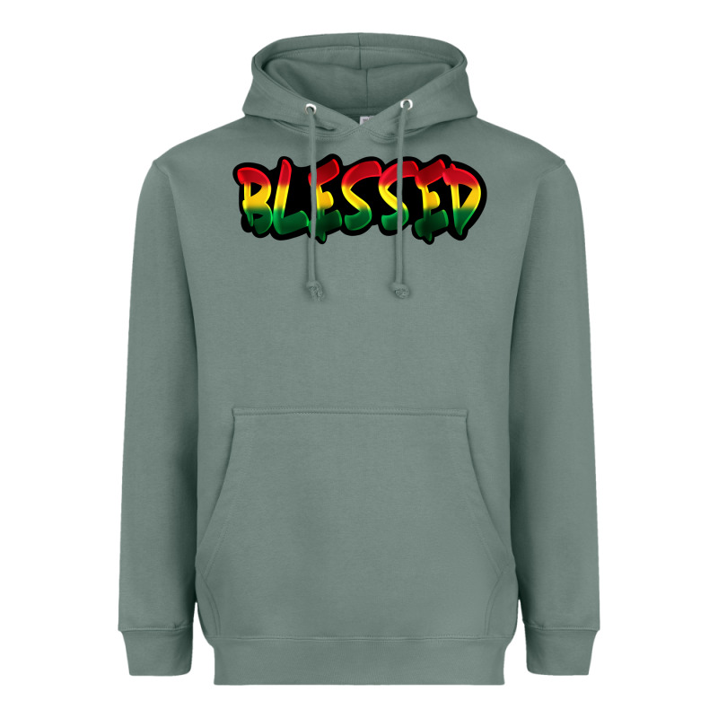 Juneteenth Blessed Heavyweight Hoodie by FaDigitalArtStudio | Teevron