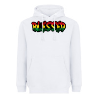 White Juneteenth blessed Heavyweight Hoodie - FaDigitalArtStudio