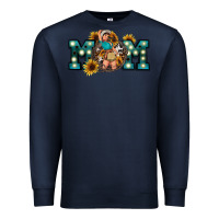 Navy Western Mom Mother's Day Premium Sweatshirt - FaDigitalArtStudio