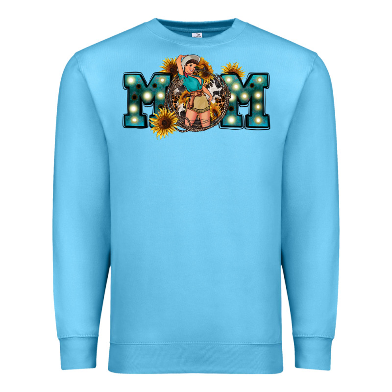 Western Mom Mother's Day Premium Sweatshirt by FaDigitalArtStudio | Teevron
