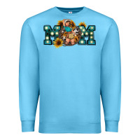 Ocean Blue Western Mom Mother's Day Premium Sweatshirt - FaDigitalArtStudio
