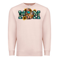 Pale Pink Western Mom Mother's Day Premium Sweatshirt - FaDigitalArtStudio