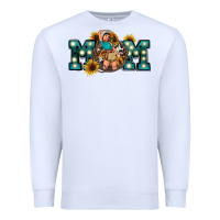 White Western Mom Mother's Day Premium Sweatshirt - FaDigitalArtStudio