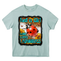 Arona Western Just A Girl Who Loves Ladybug Heavy Core Tee - LillyAllenDesigns