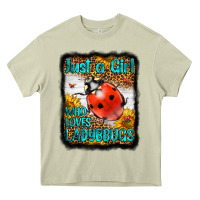 Mossy Western Just A Girl Who Loves Ladybug Heavy Core Tee - LillyAllenDesigns