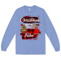 Colony Blue Christmas With My Tribe Long Sleeve Tee - Bettercallsaul