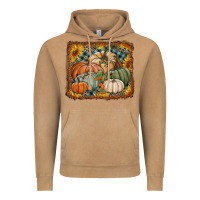 Vintage Camel pumpkins with sunflowers Vintage Hoodie - RanaPortraitStore
