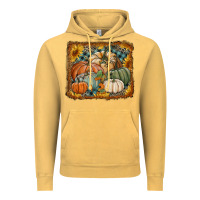 Vintage Mustard pumpkins with sunflowers Vintage Hoodie - RanaPortraitStore
