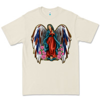 Bone Angel Wing Lady of Guadalupe 4th of July Premium Tee - Jasminsmagicworld