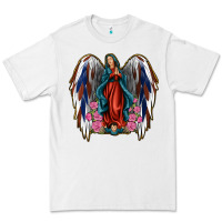 White Angel Wing Lady of Guadalupe 4th of July Premium Tee - Jasminsmagicworld