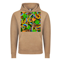 Vintage Coffee St. Patricks rainbow seamless Vintage Hoodie - BundleAndBundleShop