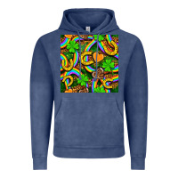 Vintage Denim St. Patricks rainbow seamless Vintage Hoodie - BundleAndBundleShop