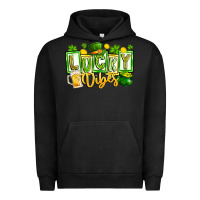 Pigment Black Lucky Vibes Urban Hoodie - CowhideDigitalArt