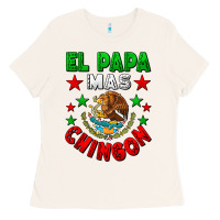 Bone El Papa Mas Chingon Mexican Ladies Tee - LillyAllenDesigns