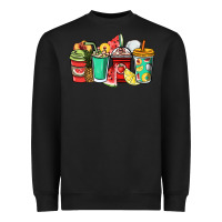Black Fruits coffee cups Heavyweight Sweatshirt - NancyCooperArtShop