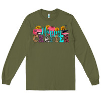 Army Green happy crafter Long Sleeve Tee - RanaPortraitStore
