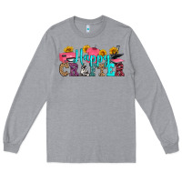 Heather Grey happy crafter Long Sleeve Tee - RanaPortraitStore