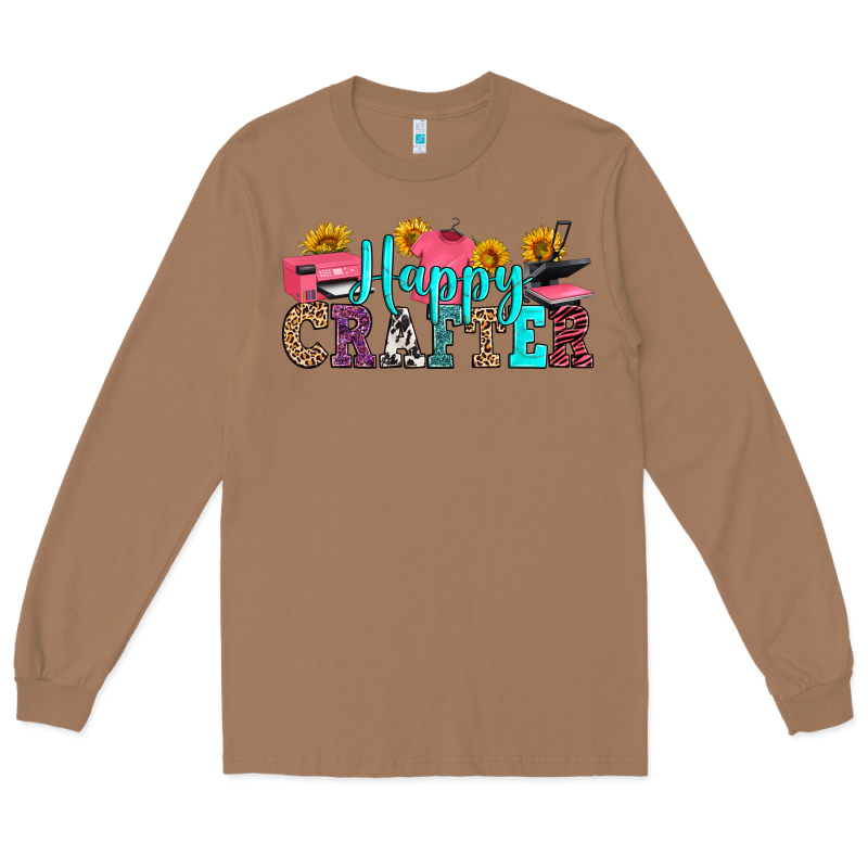 Happy Crafter Long Sleeve Tee by RanaPortraitStore | Teevron