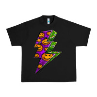 Black halloween lightning bolt Urban Heavy Tee - BundleAndBundleShop