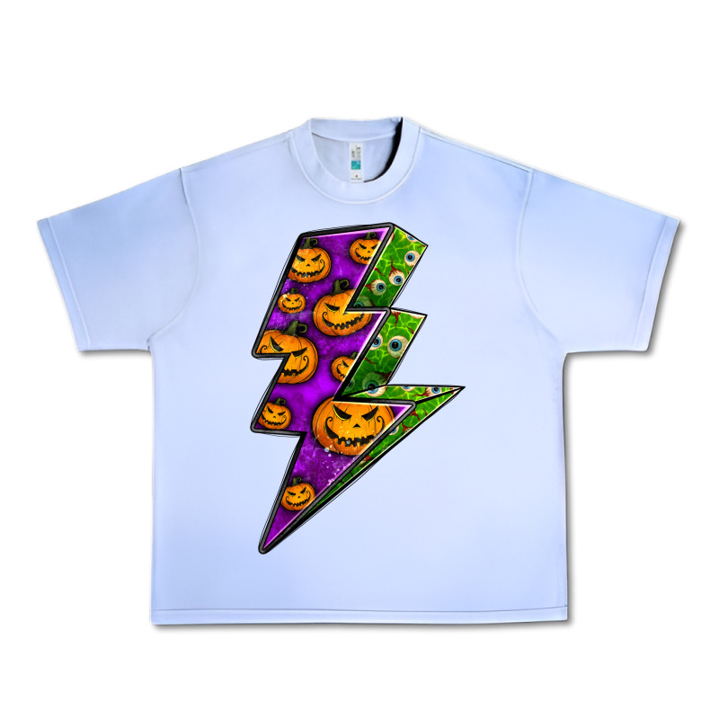 Halloween Lightning Bolt Urban Heavy Tee by BundleAndBundleShop | Teevron