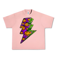 Salmon halloween lightning bolt Urban Heavy Tee - BundleAndBundleShop