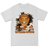 Dove Grey Dad The Man Cowhide Background Premium Tee - Jasminsmagicworld