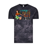 Cloud Black Camp Hair Don't Care Vintage Tee - BundleAndBundleShop