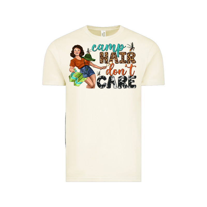 Camp Hair Don't Care Vintage Tee by BundleAndBundleShop | Teevron