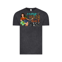 Vintage Black Camp Hair Don't Care Vintage Tee - BundleAndBundleShop